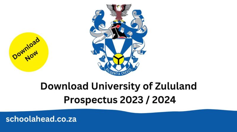 University Of Zululand (UNIZULU) Prospectus - PDF Download - SchoolAhead