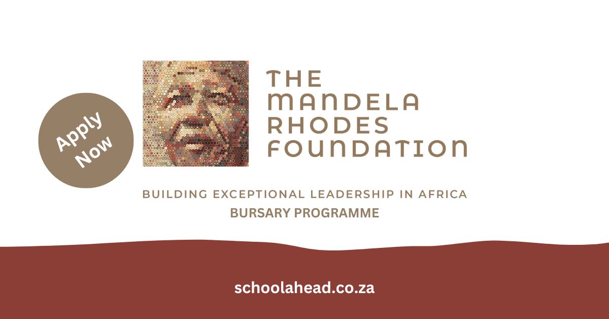 Mandela Rhodes Foundation Scholarship / Bursaries 2025 SchoolAhead