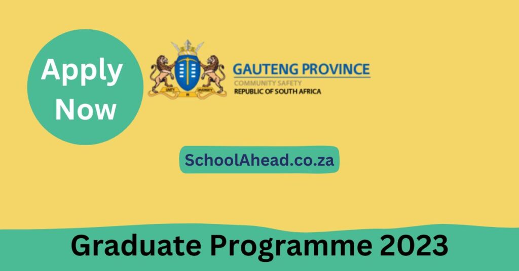 Gauteng Department Of Community Safety Internships 2023 SchoolAhead   Gauteng Department Of Community Safety 1024x536 