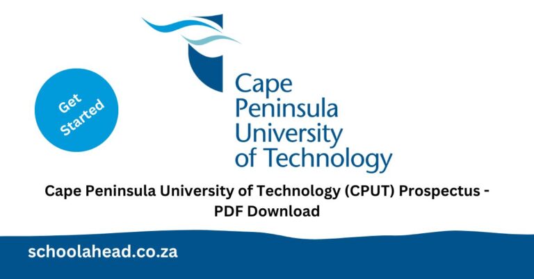 Cape Peninsula University of Technology (CPUT) Prospectus - PDF Download