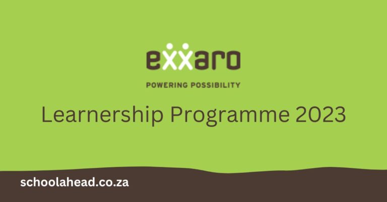 Exxaro Learnerships