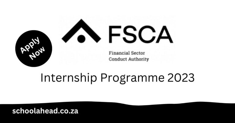 Financial Sector Conduct Authority (FSCA) Internships