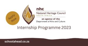 National Heritage Council of South Africa (NHC) Internship Programme