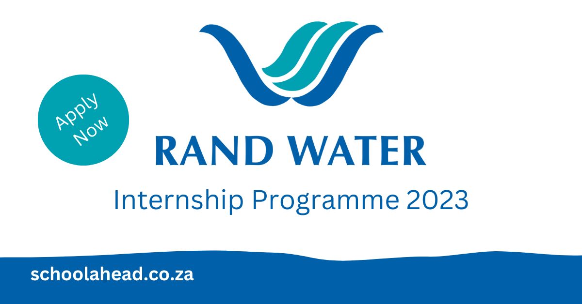 Rand Water - Graduate Internships 2023 / 2024 - SchoolAhead