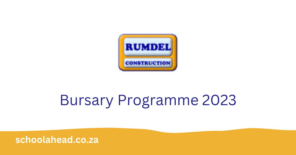 Rumdel Construction Bursary 2023 Schoolahead