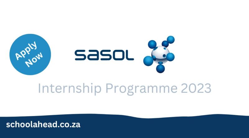 Sasol - Electrical Engineering Learnerships 2023 - SchoolAhead