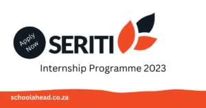 Seriti Coal Internship Programme