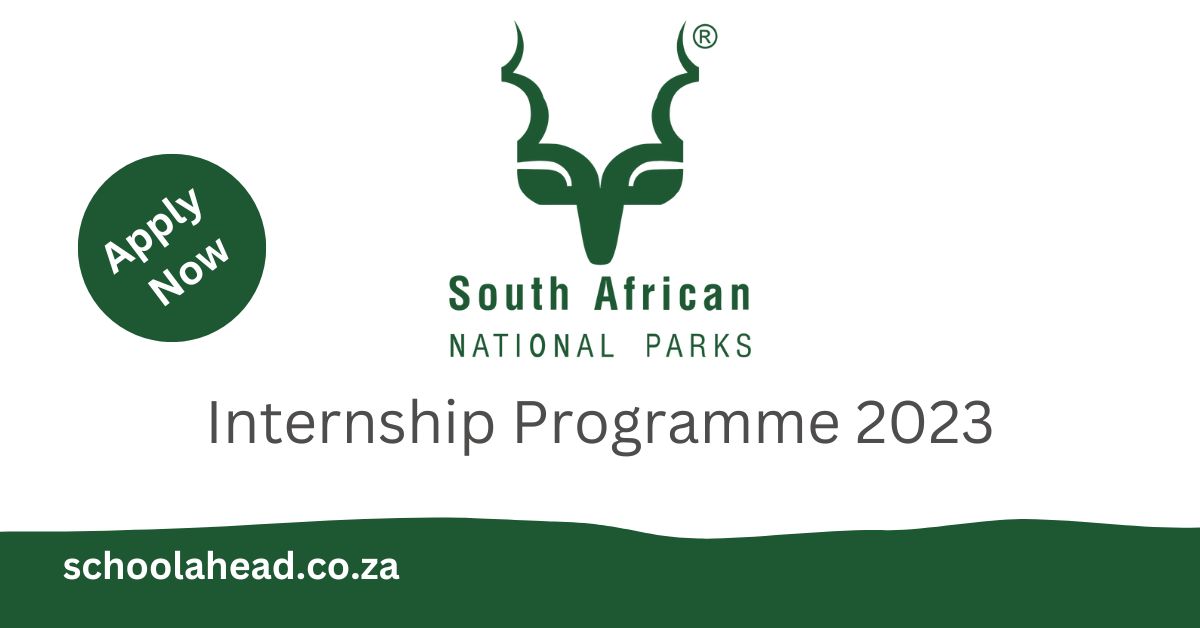 SANParks - Internship Programme 2023 - SchoolAhead