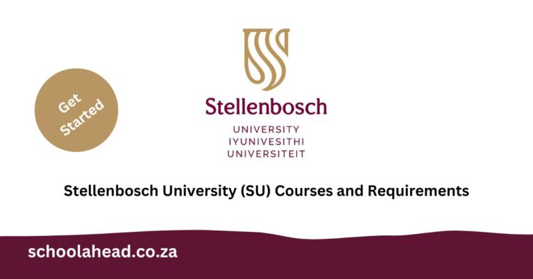 Stellenbosch University (SU) Courses and Requirements
