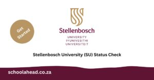 Stellenbosch University (SU) Status Check