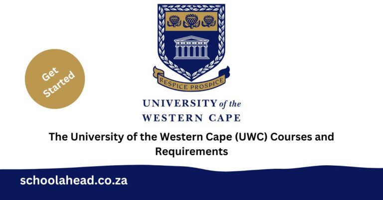 The University of the Western Cape (UWC) Courses and Requirements