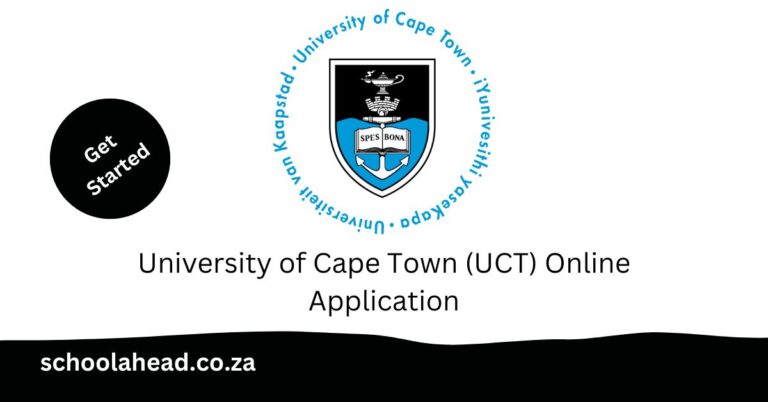 University of Cape Town (UCT) Online Application