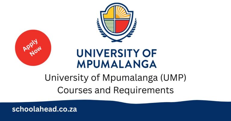 University of Mpumalanga (UMP) Courses and Requirements