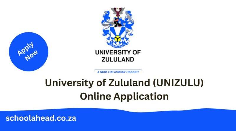 University Of Zululand (UNIZULU) Online Application - SchoolAhead