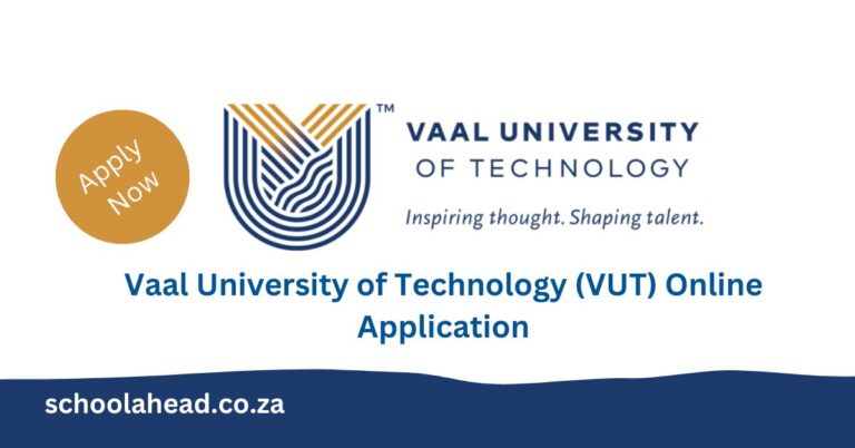 Vaal University of Technology (VUT) Online Application