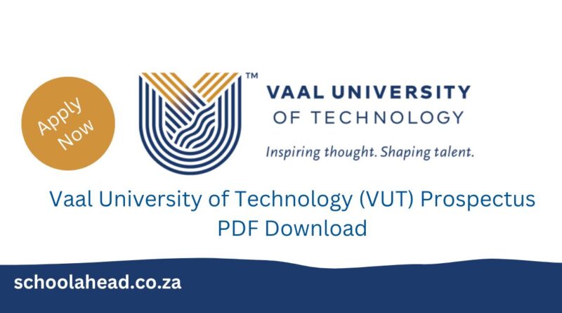 Vaal University Of Technology Vut Prospectus Pdf Download Schoolahead 6337