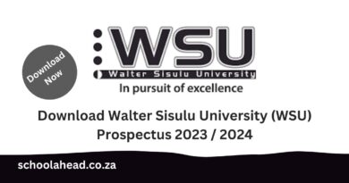 Walter Sisulu University (WSU) Prospectus 2023 / 2024 - Pdf Download ...