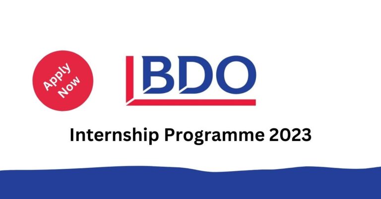 BDO Internship Programme