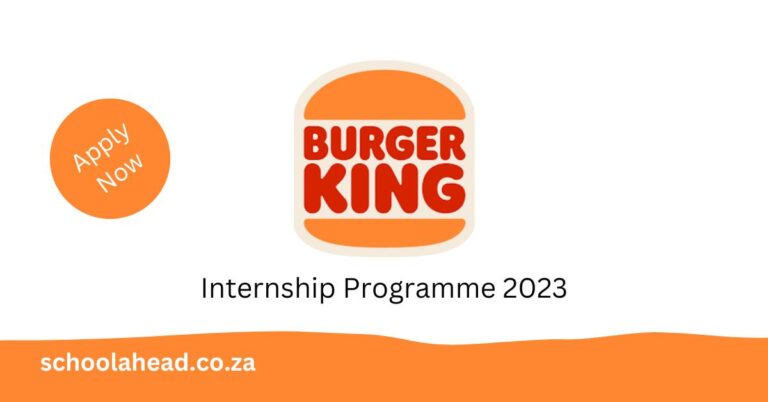 Burger King Internship Programme