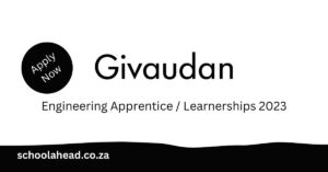 Givaudan Learnership Programme