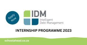 Intelligent Debt Management IDM Internship Programme