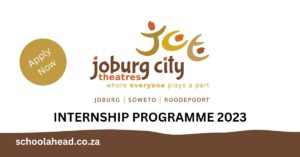 Joburg City Theatres Internship Programme