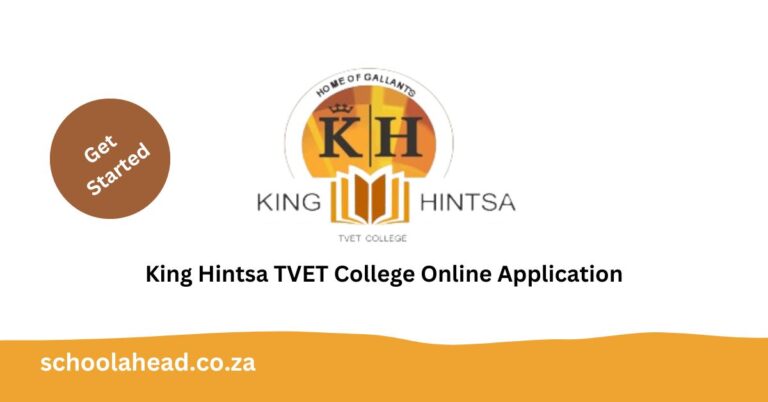 King Hintsa TVET College Online Application