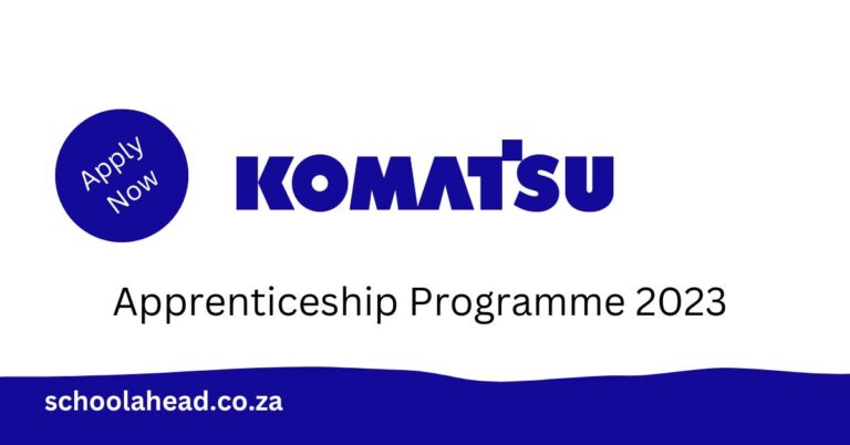 Komatsu Apprenticeship Programme