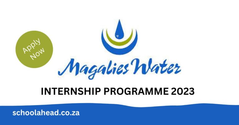 Magalies Water Internship Programme