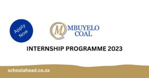 Mbuyelo Coal Internship Programme