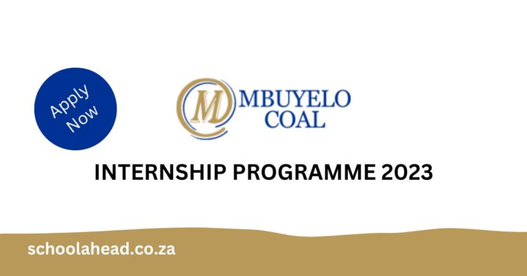 Mbuyelo Coal Internship Programme