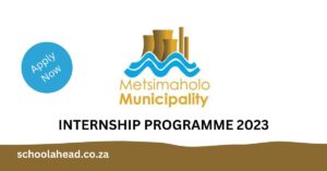 Metsimaholo Municipality Internship Programme