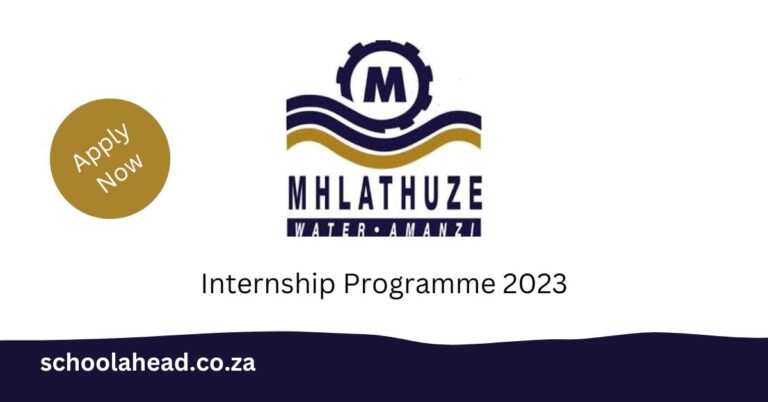 Mhlathuze Water Internship Programme