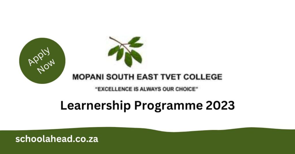 Mopani TVET College - Learnerships 2023 - SchoolAhead