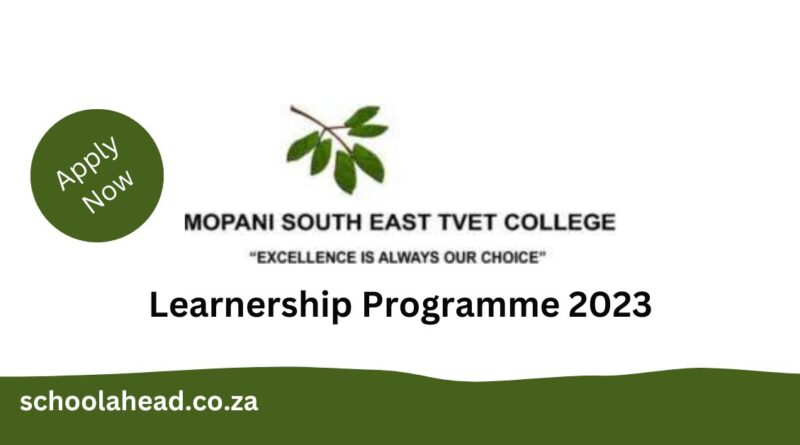 Mopani TVET College - Learnerships 2023 - SchoolAhead