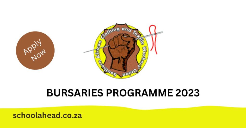 SACTWU - Bursary 2023 - SchoolAhead