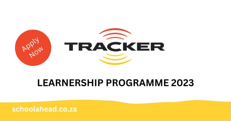 Tracker Learnership Programme