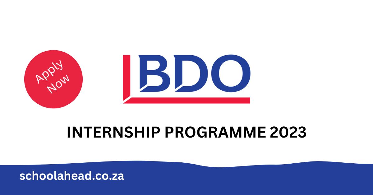 BDO Internships 2023 / 2024 SchoolAhead