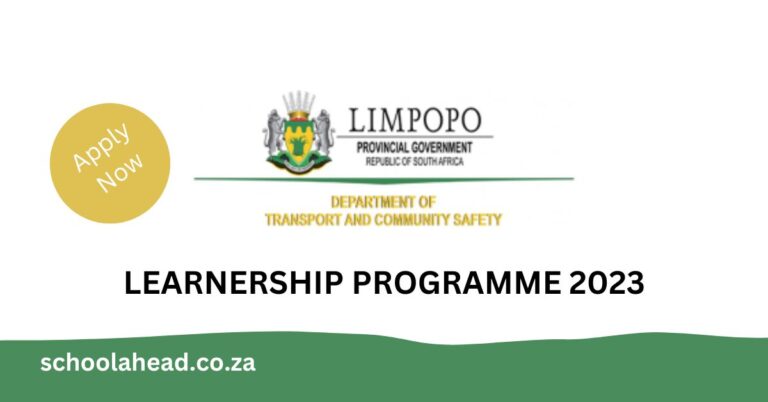 Limpopo Department of Transport Learnership Programme