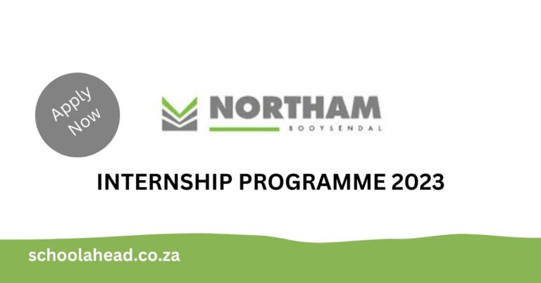 Northam Booysendal Internship Programme