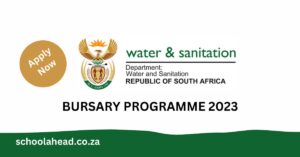 Department of Water and Sanitation Bursary Programme