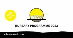 Institute of Municipal Engineering of Southern Africa (IMESA) Bursary Programme