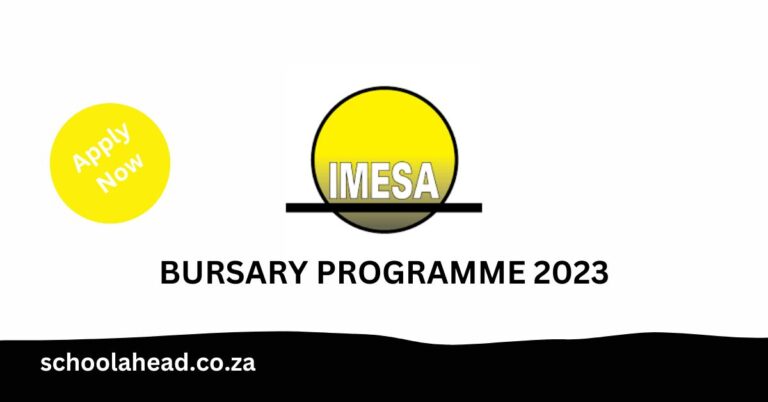 Institute of Municipal Engineering of Southern Africa (IMESA) Bursary Programme