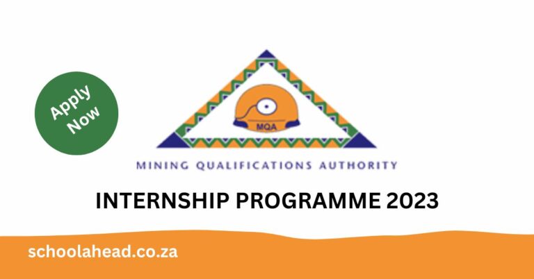 Mining Qualifications Authority (MQA) Internship Programme