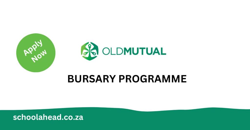 Old Mutual Accounting Bursaries 2023 / 2024 SchoolAhead