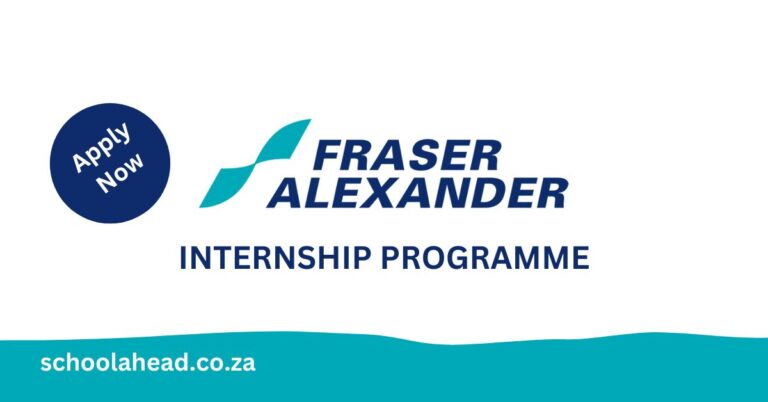 Fraser Alexander Internship Programme