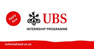 UBS Internship Programme