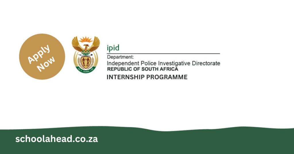 Independent Police Investigative Directorate (IPID): Internships 2023 / ...