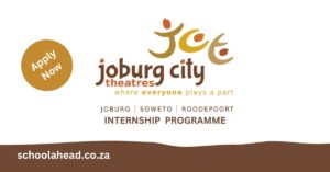 Joburg City Theatres Internship Programme