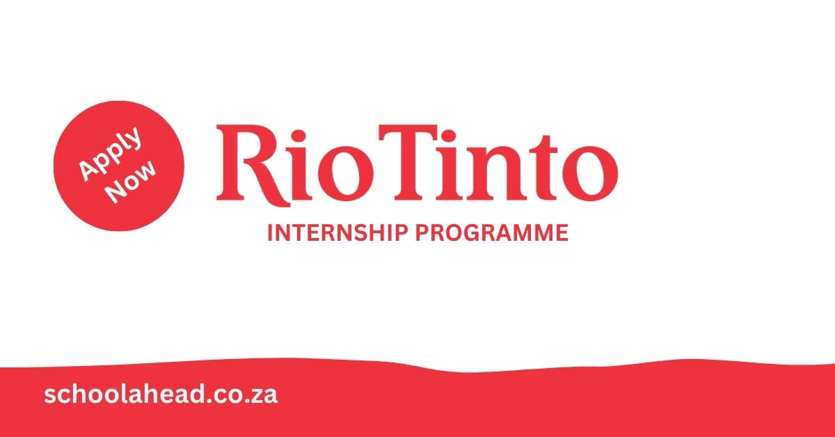 Rio Tinto Graduate Programme 2024 SchoolAhead